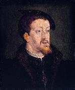 Jan Cornelisz Vermeyen Portrait of Charles V (1500-58), emperor of the Holy Roman Empire oil painting reproduction